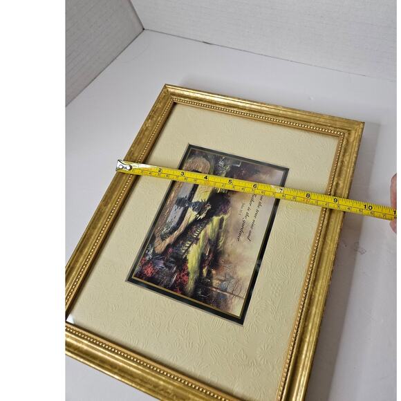 1998 Thomas Kincaid Framed Print John 15:1 Gardens Beyond Hearth & Home Collect - Picture 6 of 8